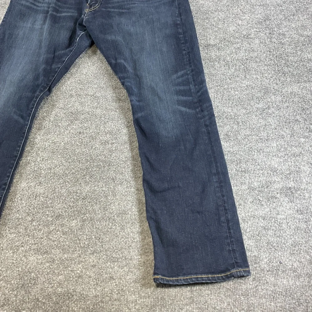 Polo Ralph Lauren Varick Slim Straight Jeans Mens 35x30 Dark Wash Stretch Denim